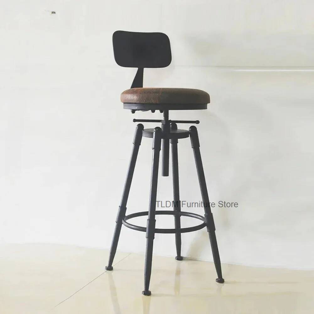 Retro Iron Bar Chair Counter S - Home Bar Seating recension och pris