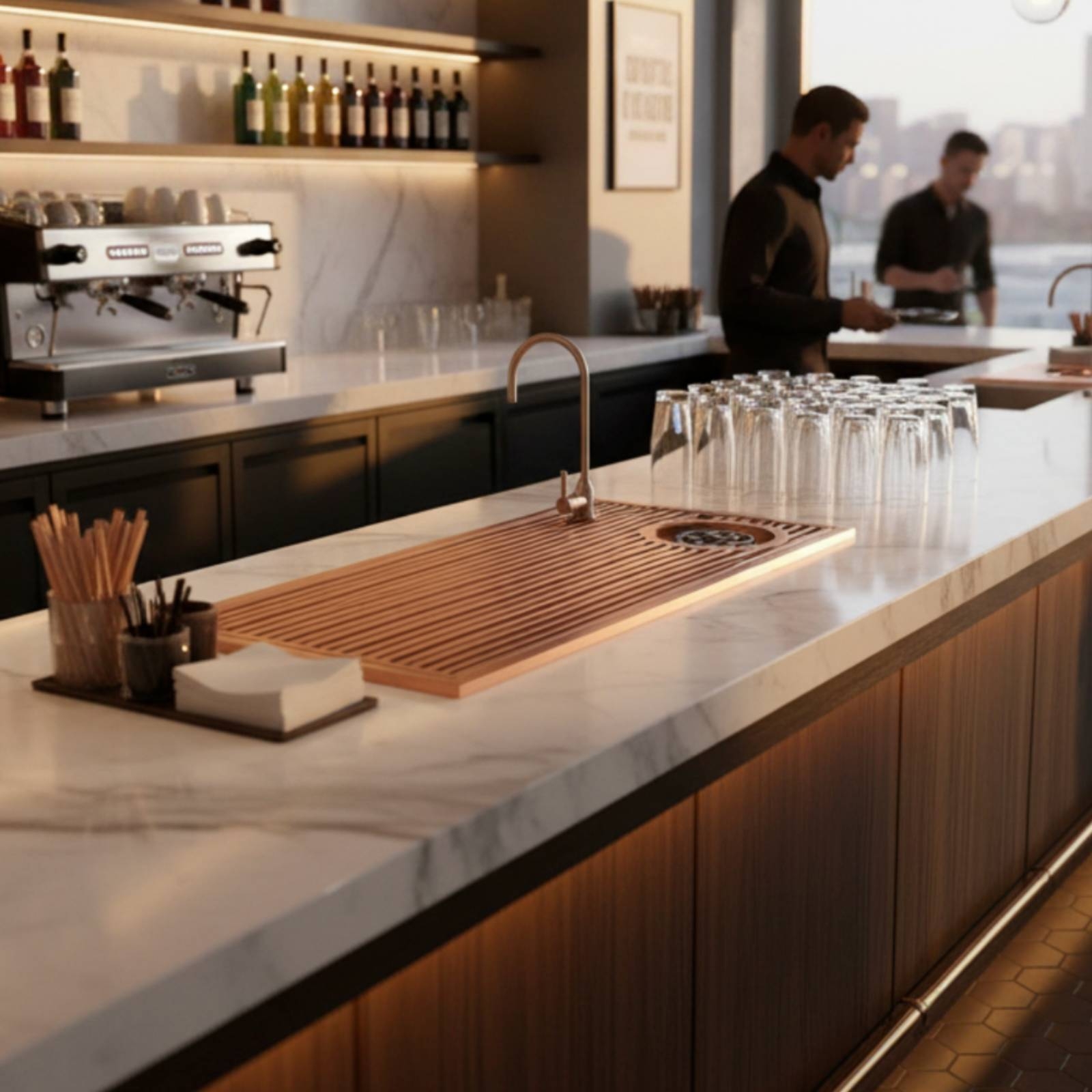 Draining Station with Slatted  - Home Barista recension och pris