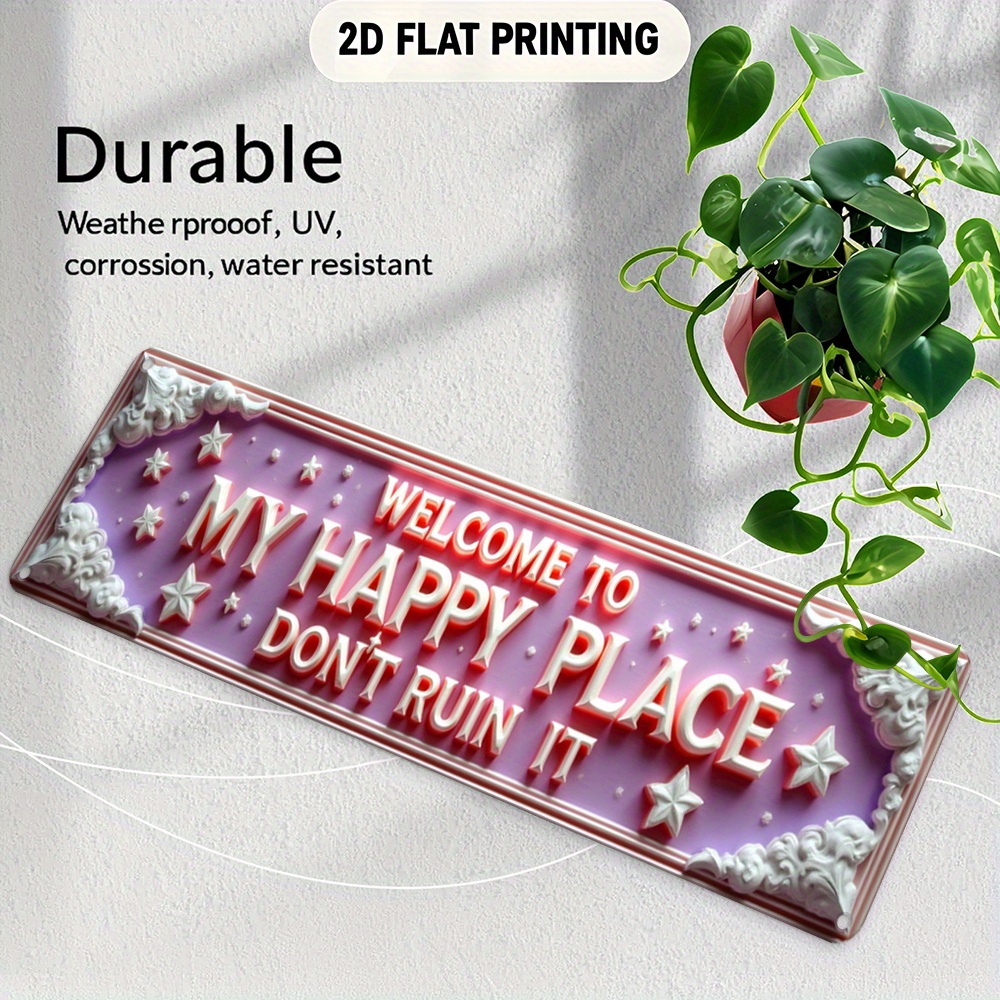 2D Metal Sign, Aluminum, Artis - Home Bar Word recension och pris