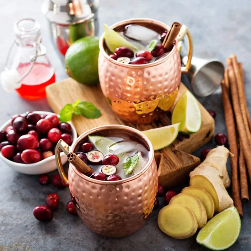1-6PCS Cocktail Wine Cup Mosco - Mule Copper Mug recension och pris