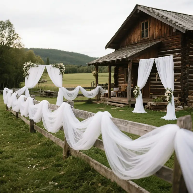 DIY Decoration Tulle Arch Drap - Home Bargains recension och pris