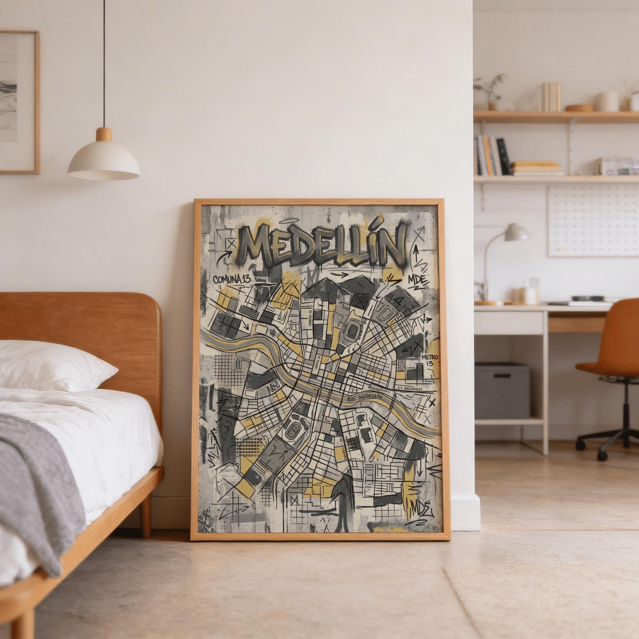 Urban Hand-Drawn Streets Graff - Home Barcelona recension och pris