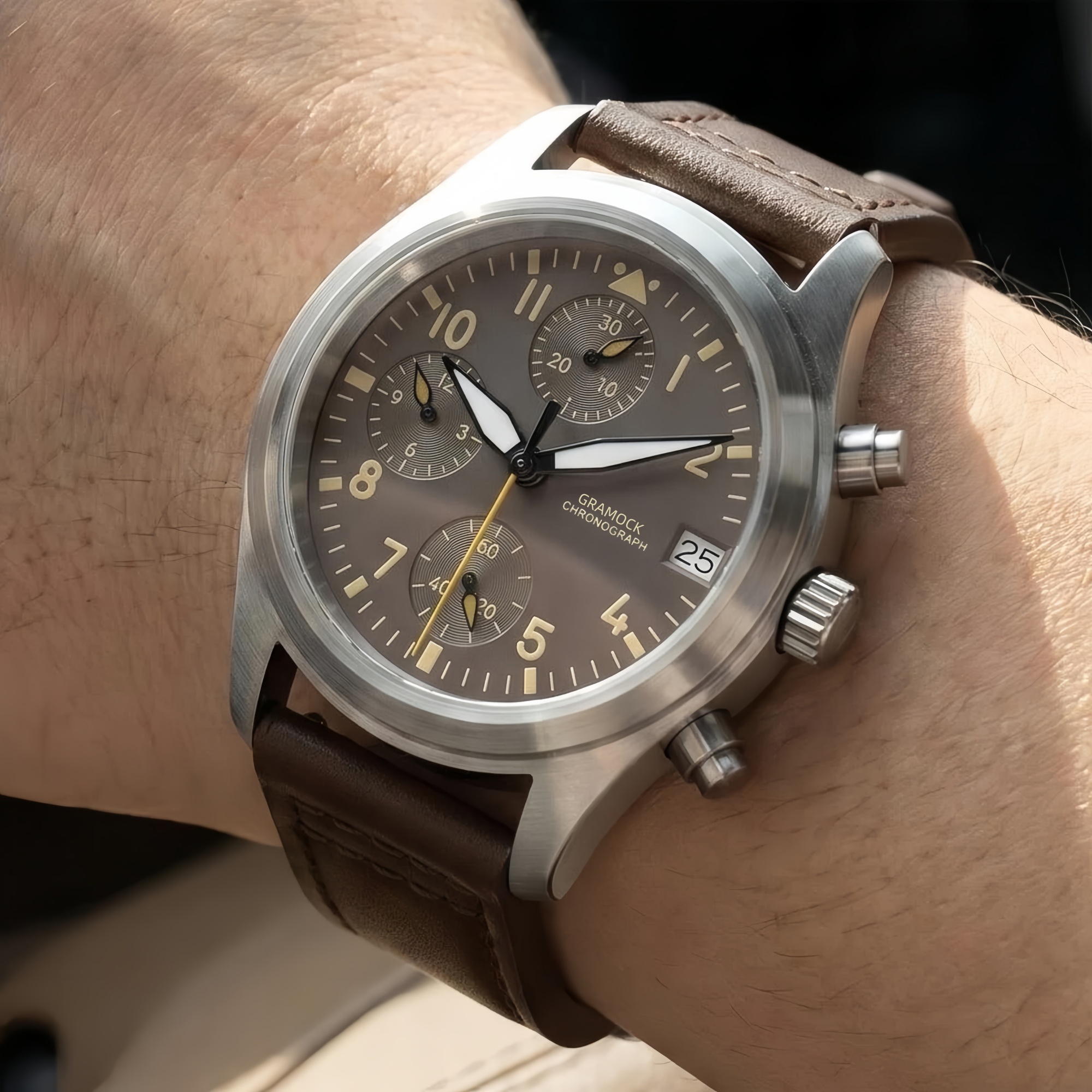 Men's 38mm Steel Dive Vintage  - Old Fashioned Glass recension och pris