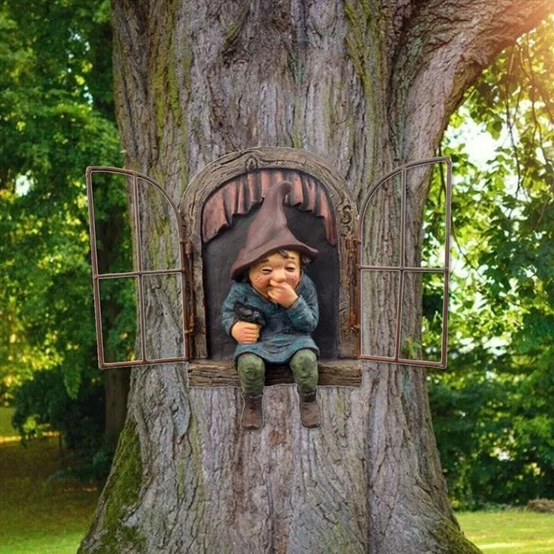 Naughty Garden Statue Elf Go O - Home Bargains recension och pris