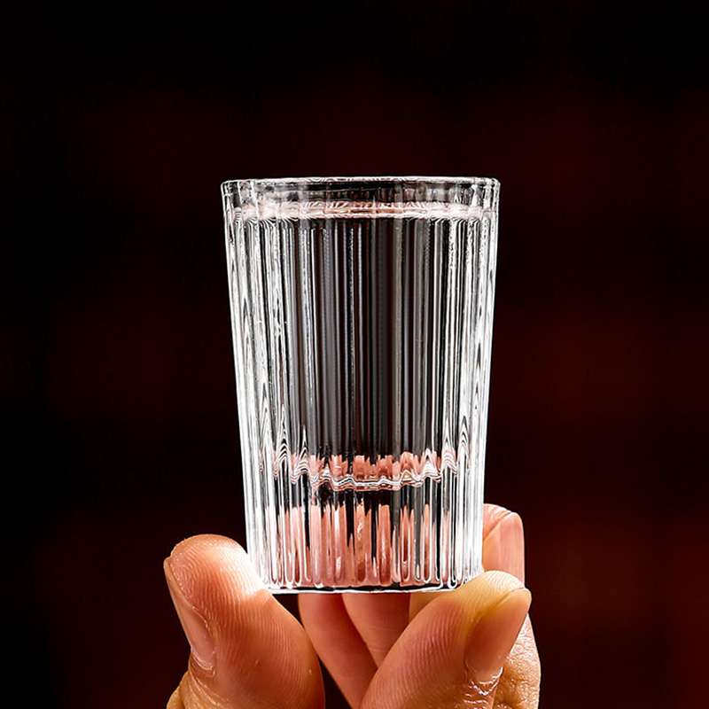 6pcs Set 20ml Striped Foreign  - Old Fashioned Glass recension och pris