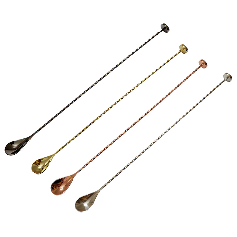 Free Shipping 40cm Stainless S - Bar Spoon Twisted recension och pris