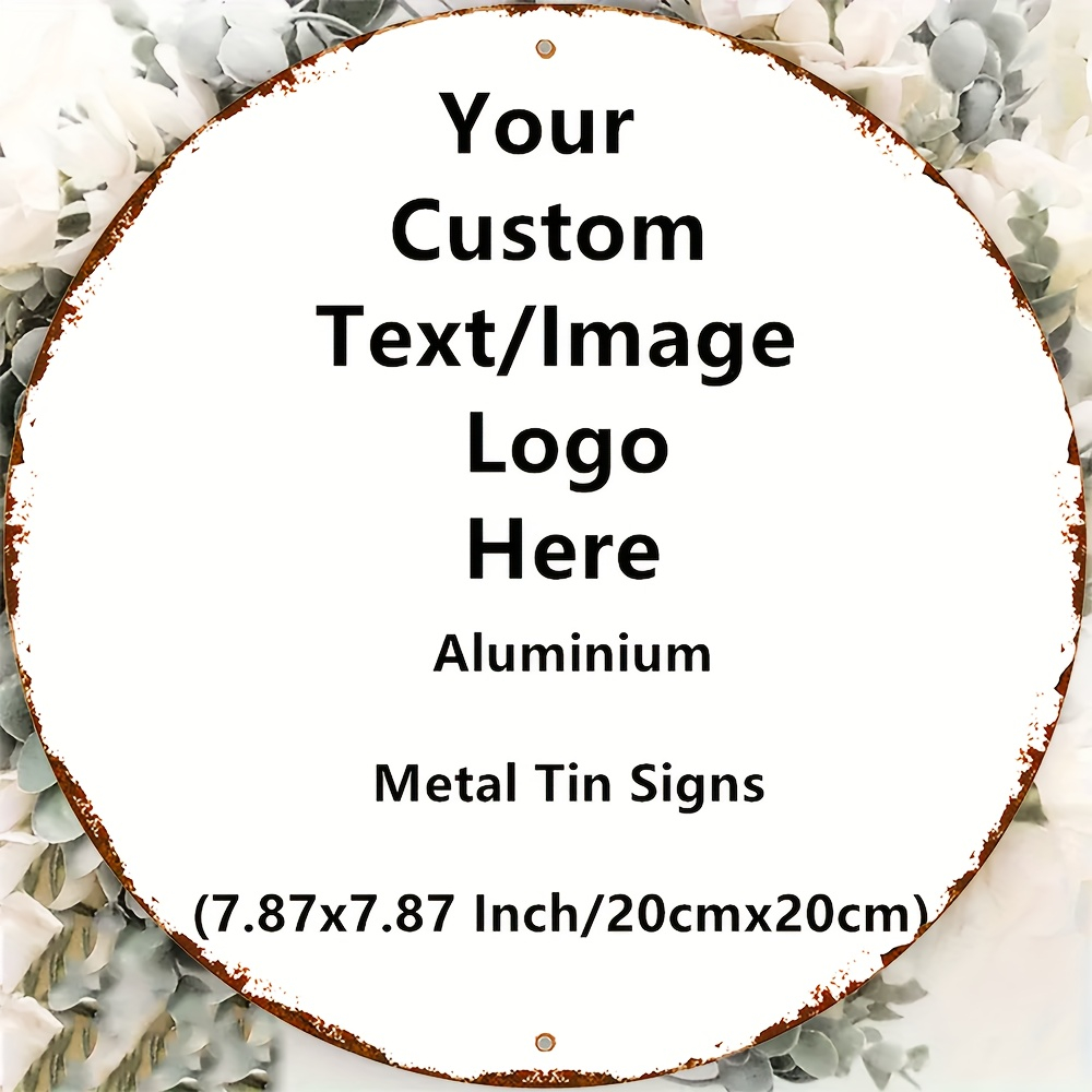 Custom Round Vintage Metal Tin - Home Bar Signs recension och pris