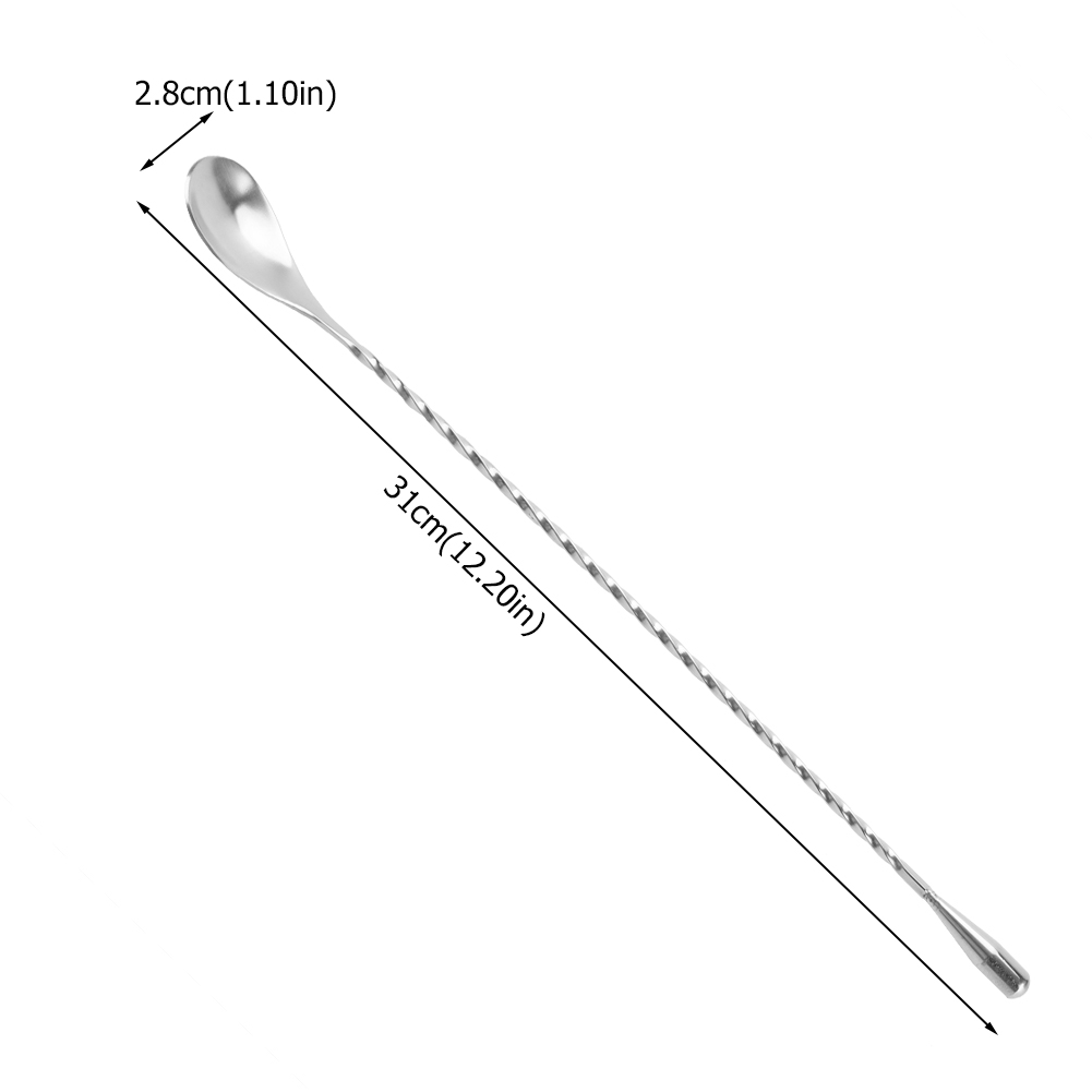 Stainless Steel Bar Wine Cockt - Bar Spoon Twisted recension och pris