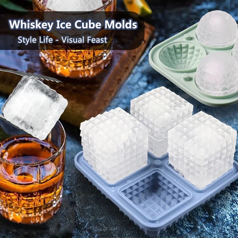 Ice Cube Tray Silicone with Li - Ice Mold Sphere recension och pris