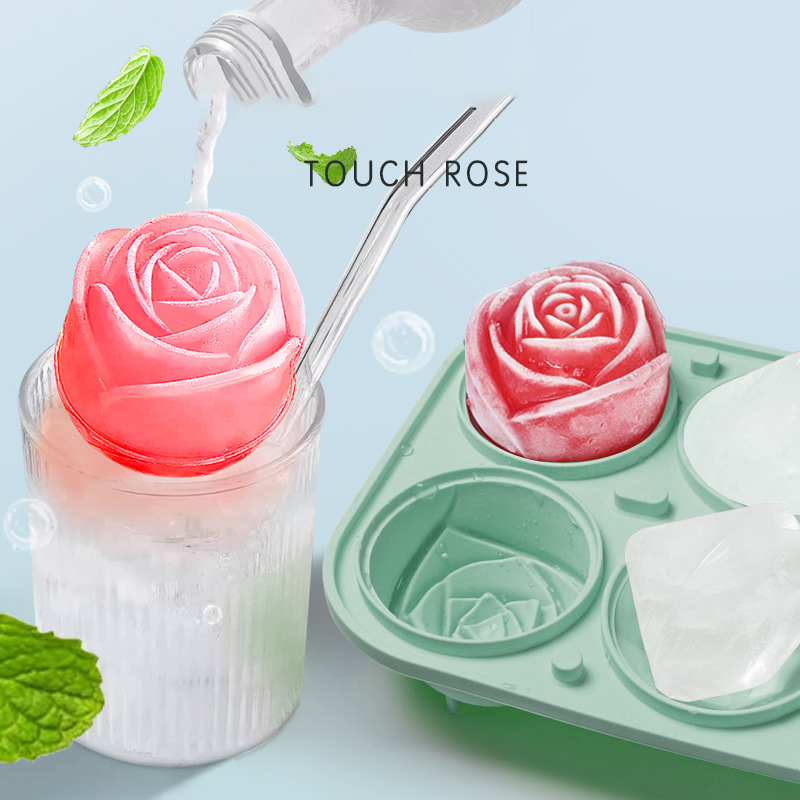 3D Rose Diamond Round Ice Cube - Ice Mold Sphere recension och pris