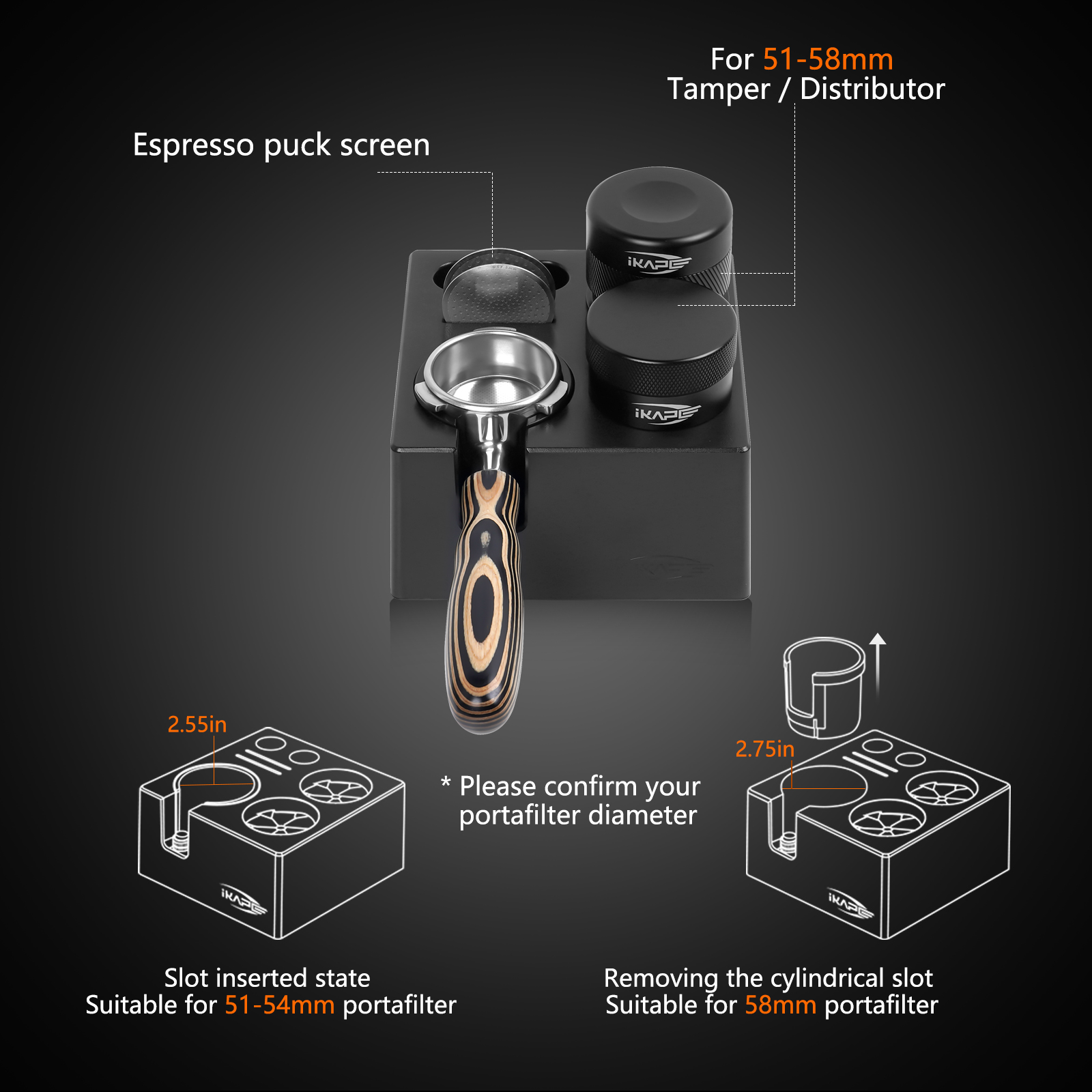IKAPE Espresso Tamper Holder,  - Home Barista recension och pris
