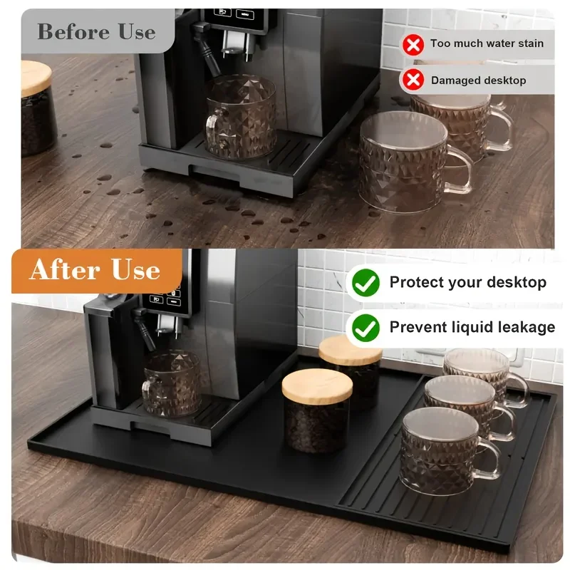 2-in-1 Silicone Coffee Bar Mat - Home Bar And Counter recension och pris