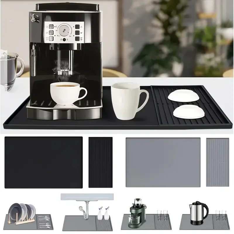 2-in-1 Silicone Coffee Bar Mat - Home Bar And Counter recension och pris