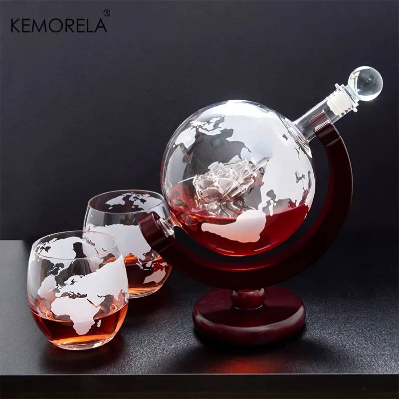 900ML Globe Whiskey Decanter S - Decanter Globe Set recension och pris