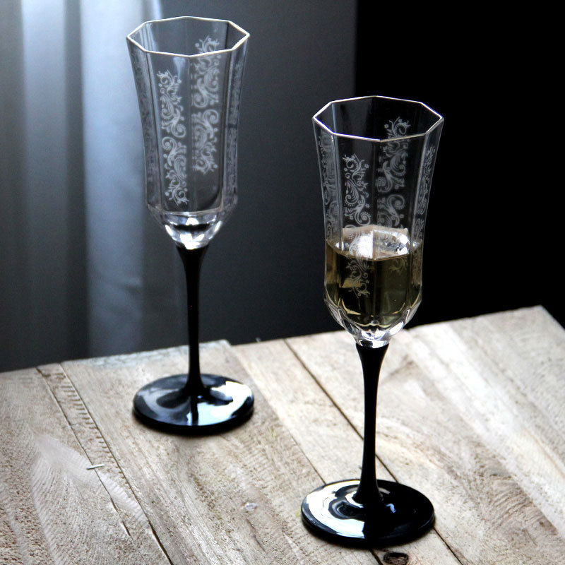 French Vintage Champagne Glass - Old Fashioned Glass recension och pris