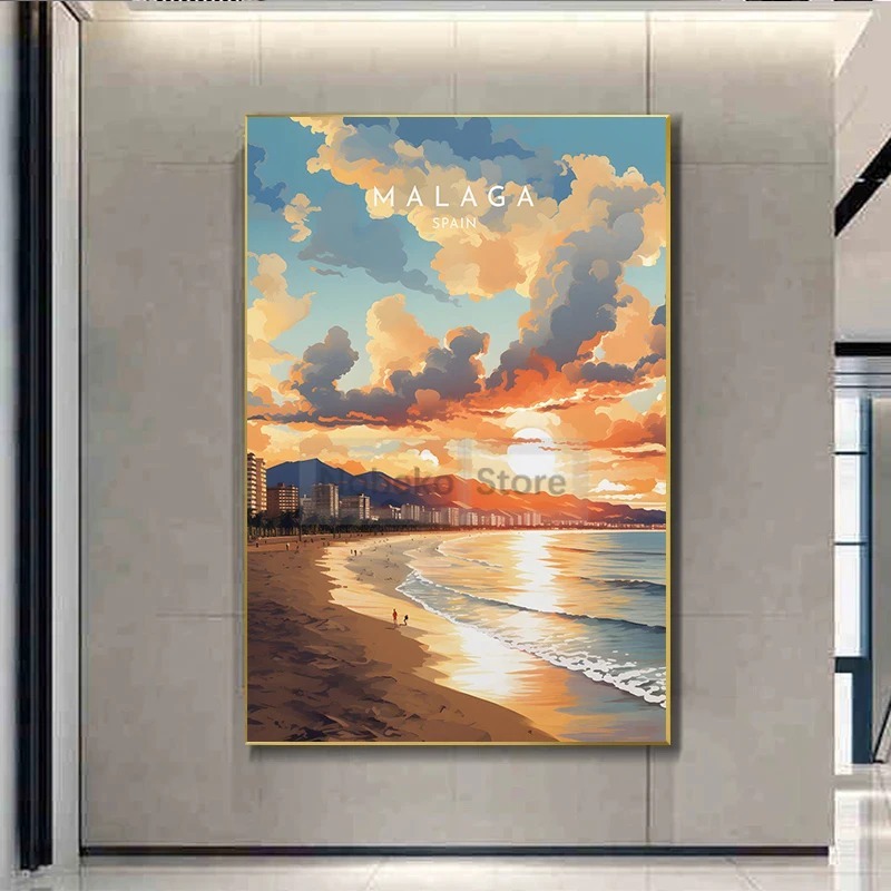 Spain Travel Poster Barcelona  - Home Barcelona recension och pris