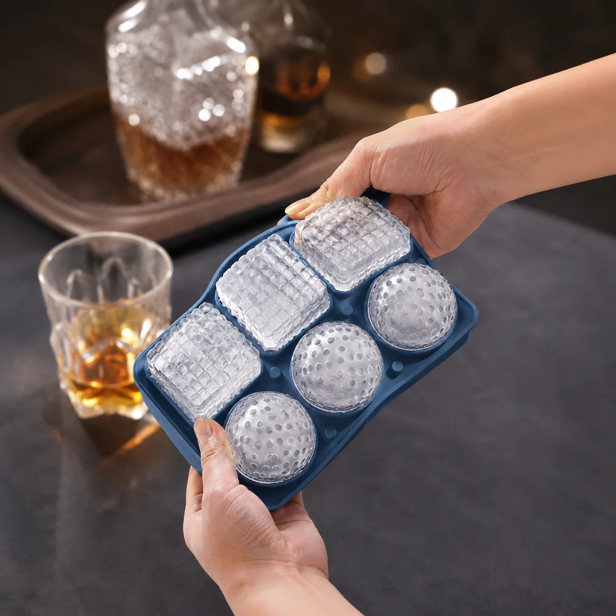 Silicone Whiskey Ice Cube Tray - Ice Mold Sphere recension och pris