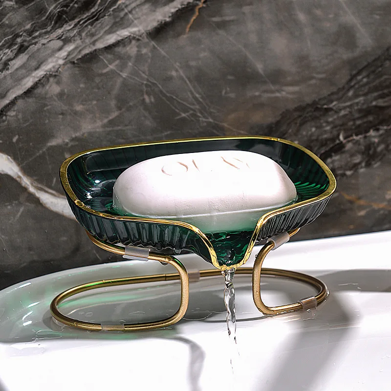Gold Edged Toilet Soap Drain B - Home Bar Shelf recension och pris