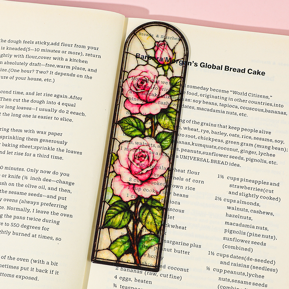 Vintage Floral Acrylic Bookmar - Old Fashioned Glass recension och pris