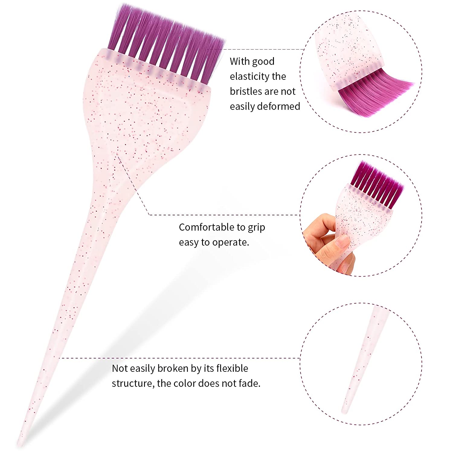 Professional Dye Hair Brush Sa - Home Barbershop recension och pris