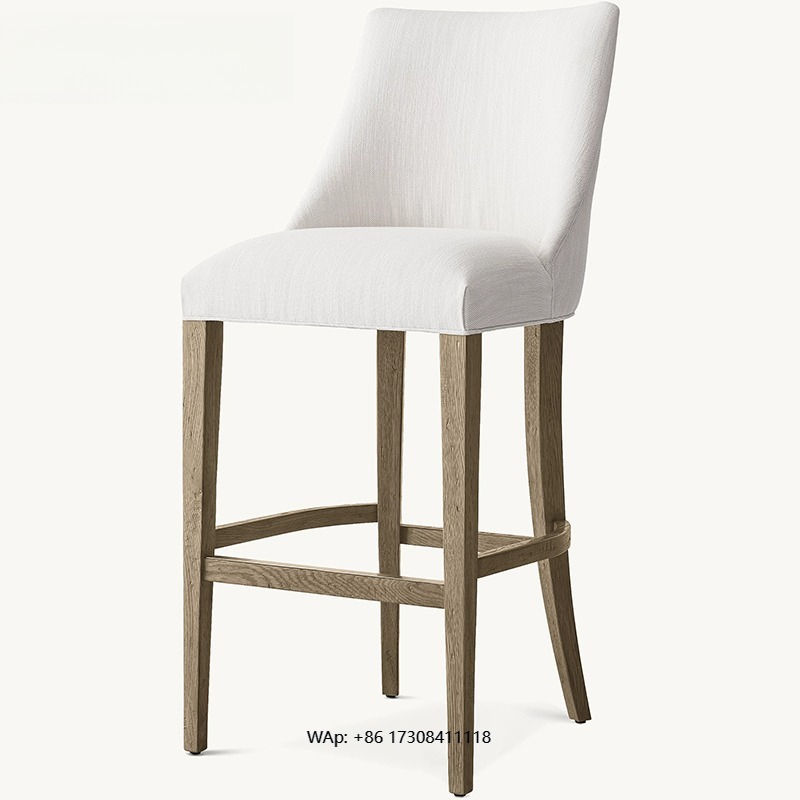 Light luxury solid wood bar ch - Home Bar Stools recension och pris