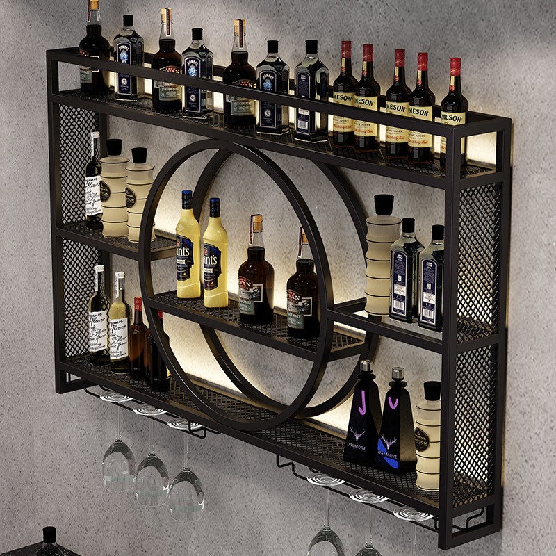 Bar wine rack wall-mounted win - Home Bar And Cabinet recension och pris