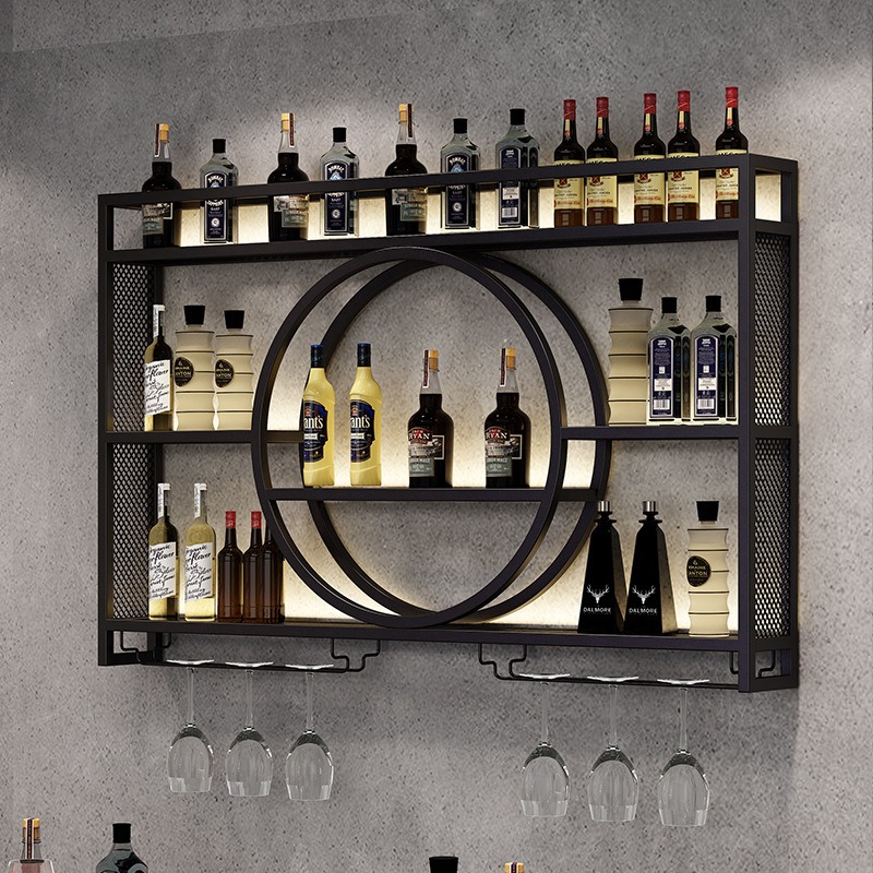Bar wine rack wall-mounted win - Home Bar And Cabinet recension och pris
