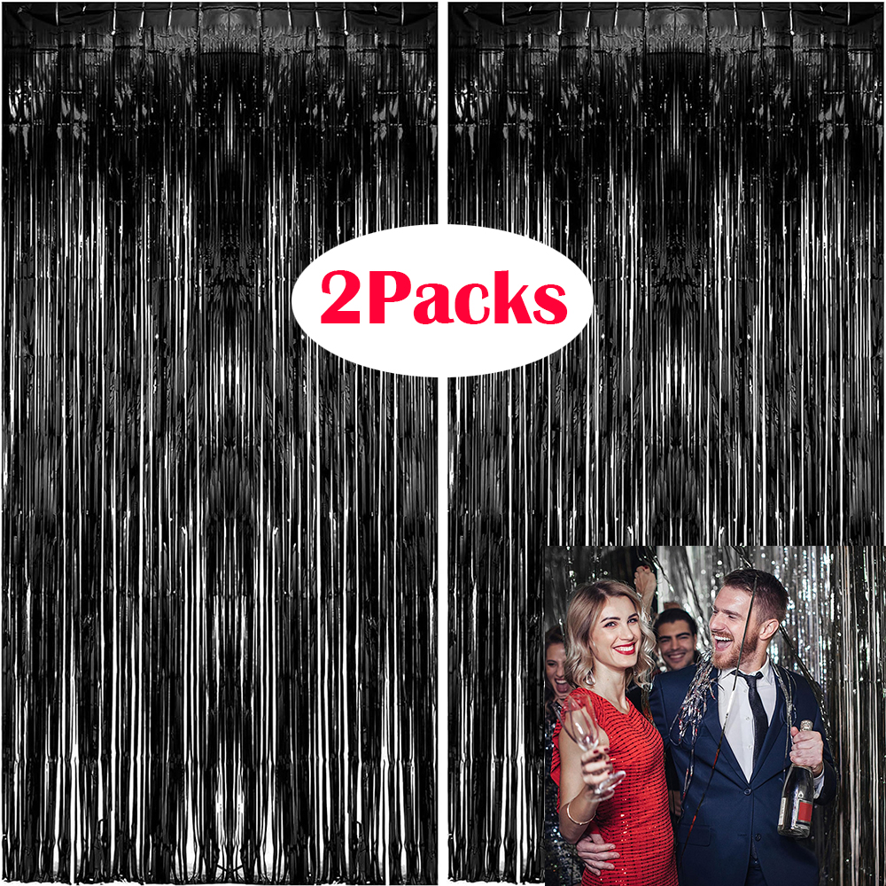 2Packs Black Metallic Tinsel F - Home Bargains recension och pris