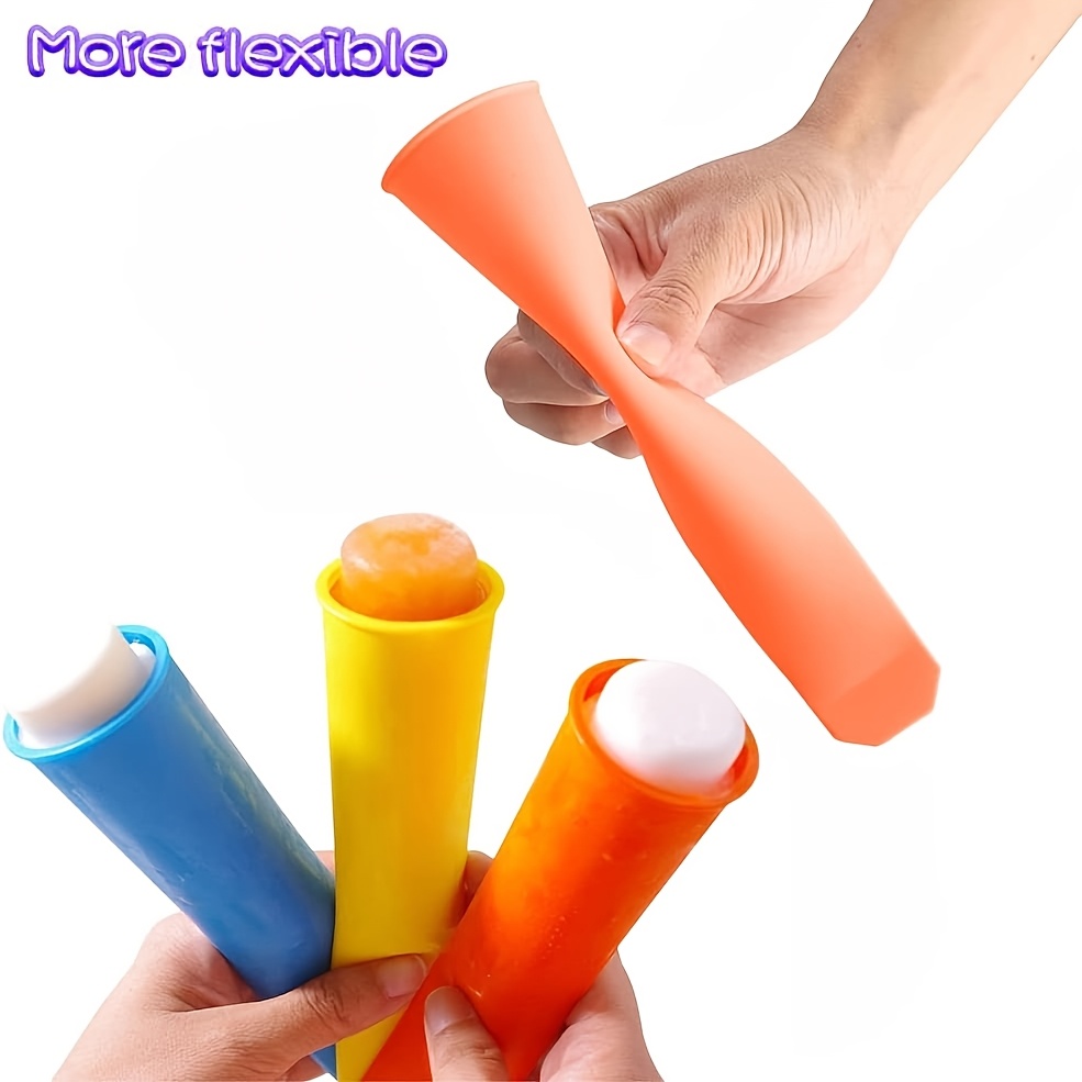 6Pcs Reusable Silicone Popsicl - Citrus Juicer Bar recension och pris