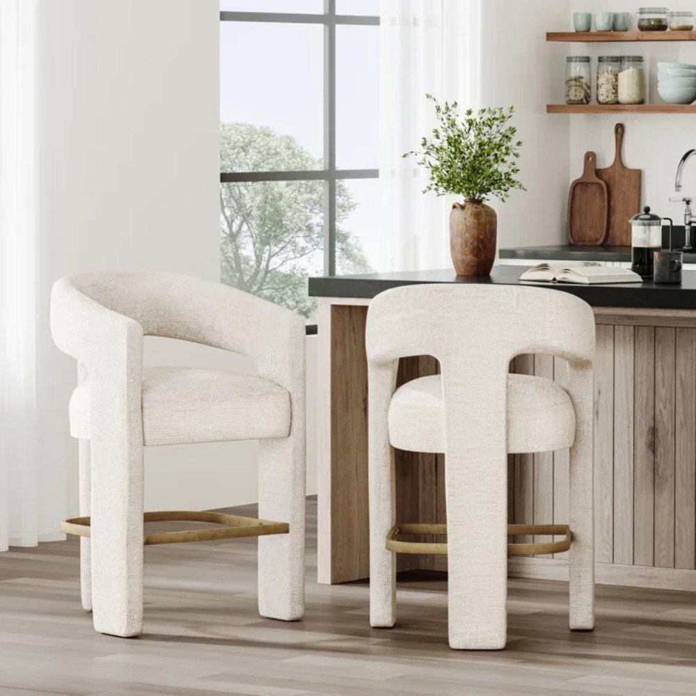 Modern Upholstered Counter Sto - Home Bar And Counter recension och pris