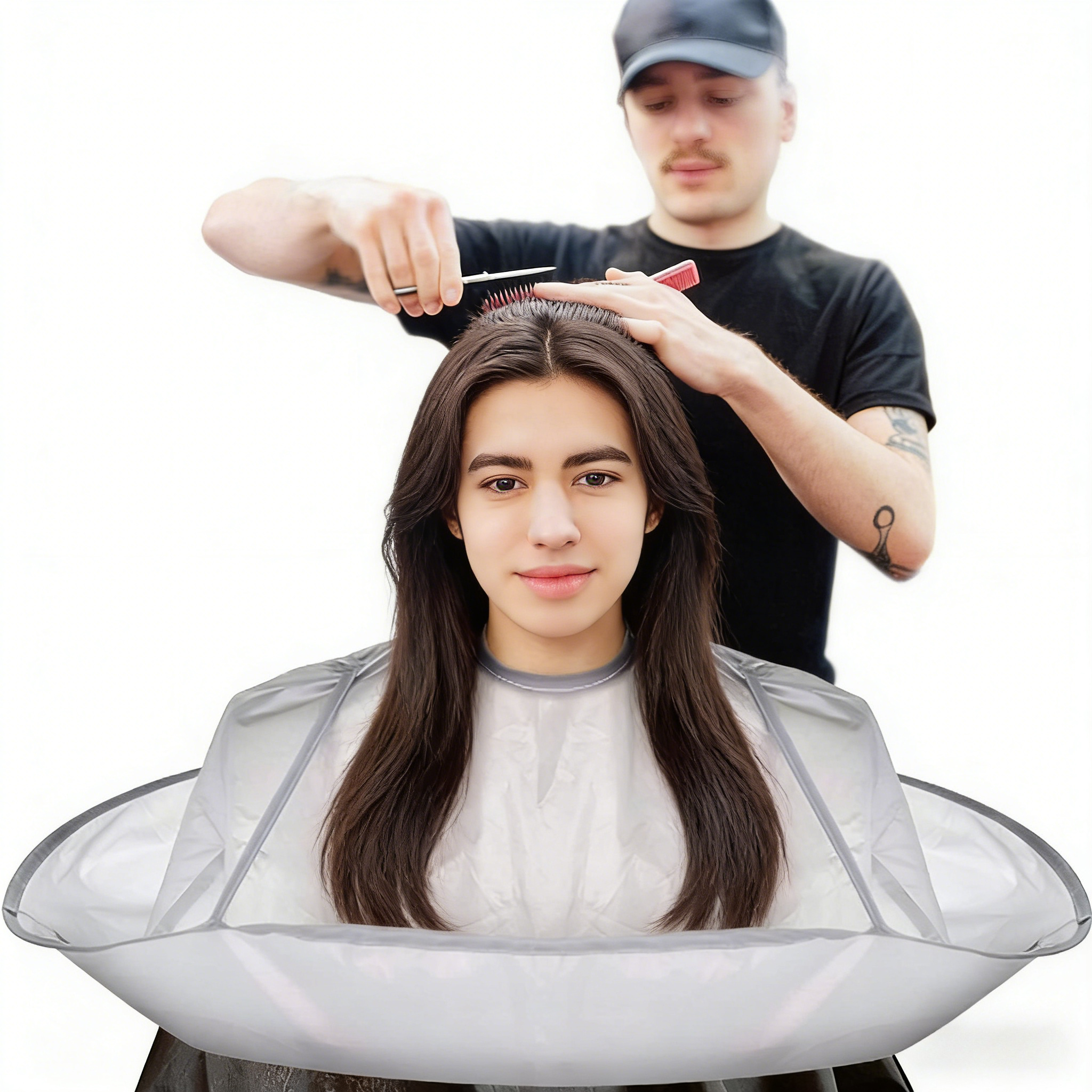 Hair Cutting Cape for All Ages - Home Barber recension och pris