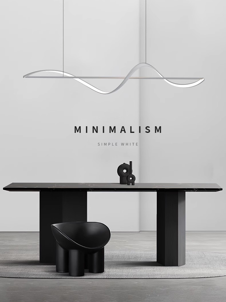 Modern Minimalism Curve Led Pe - Home Bar Word recension och pris
