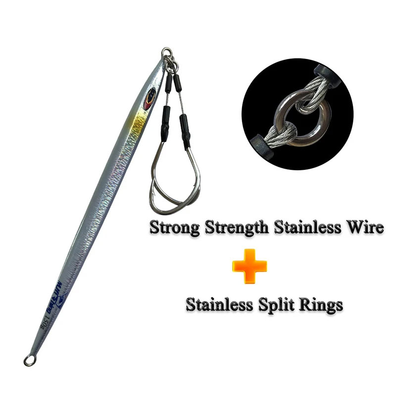 AS 10Pairs Barbed Double Hooks - Jigger Double Sided recension och pris
