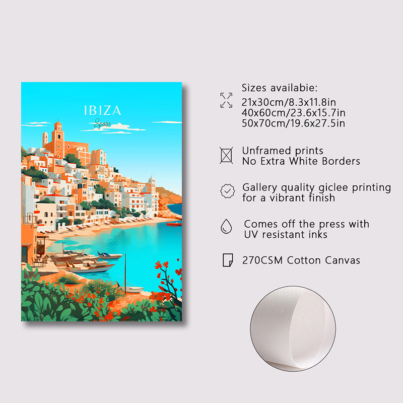 Spain Travel Poster Paris Gran - Home Barcelona recension och pris