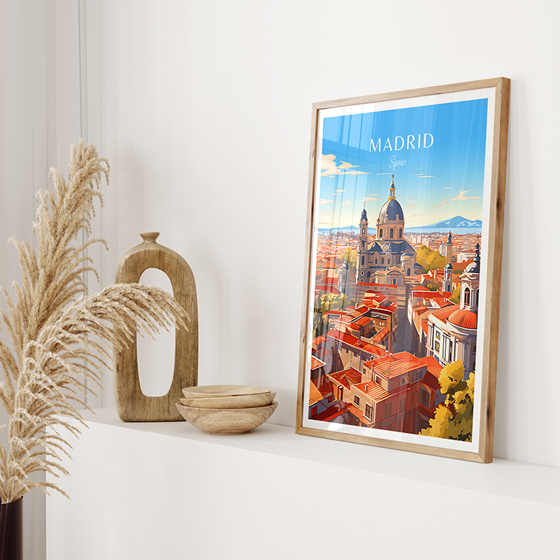 Spain Travel Poster Paris Gran - Home Barcelona recension och pris