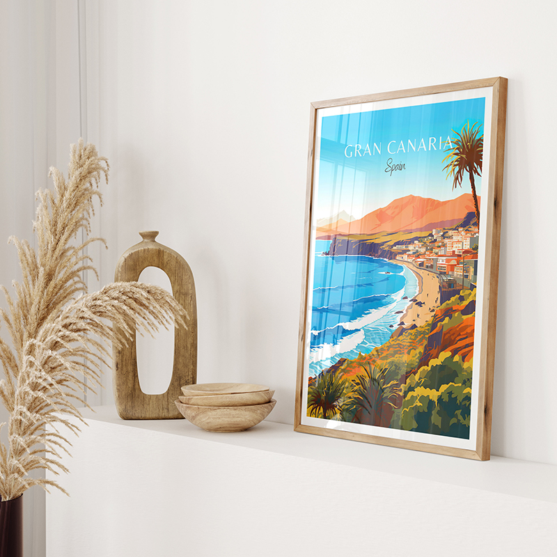 Spain Travel Poster Paris Gran - Home Barcelona recension och pris