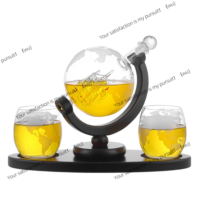 Whiskey Decanter Globe Set wit - Decanter Globe Set recension och pris