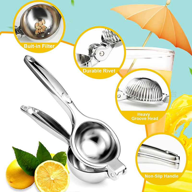 Manual Lemon Squeezer Zinc All - Citrus Juicer Bar recension och pris