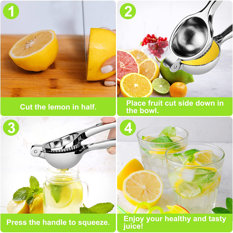 Manual Lemon Squeezer Zinc All - Citrus Juicer Bar recension och pris