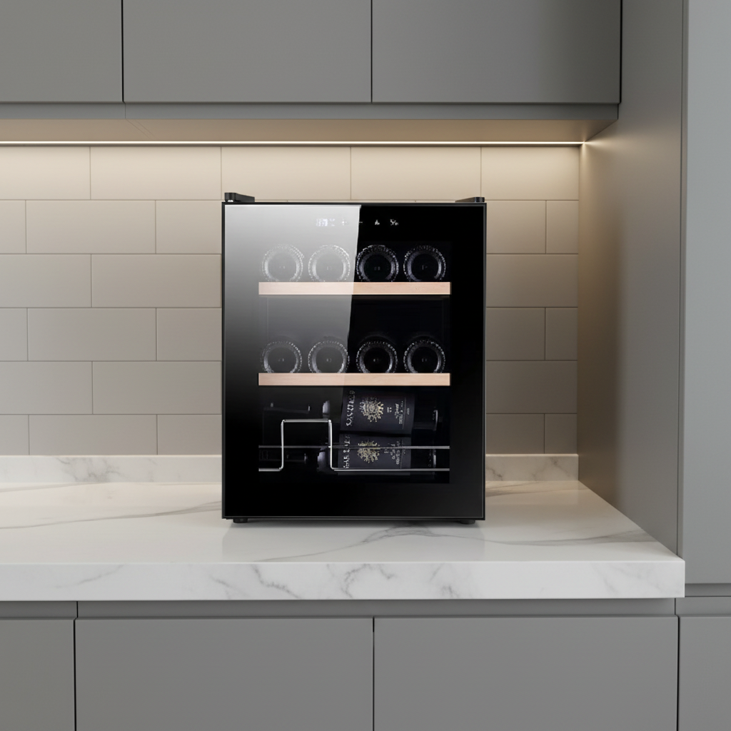 Mini bar Cooler Fridge Red Win - Home Bar And Cabinet recension och pris