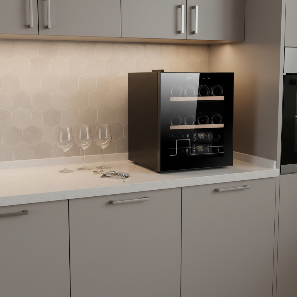 Mini bar Cooler Fridge Red Win - Home Bar And Cabinet recension och pris