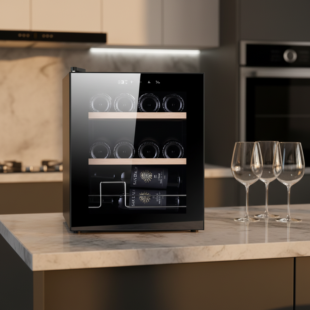 Mini bar Cooler Fridge Red Win - Home Bar And Cabinet recension och pris