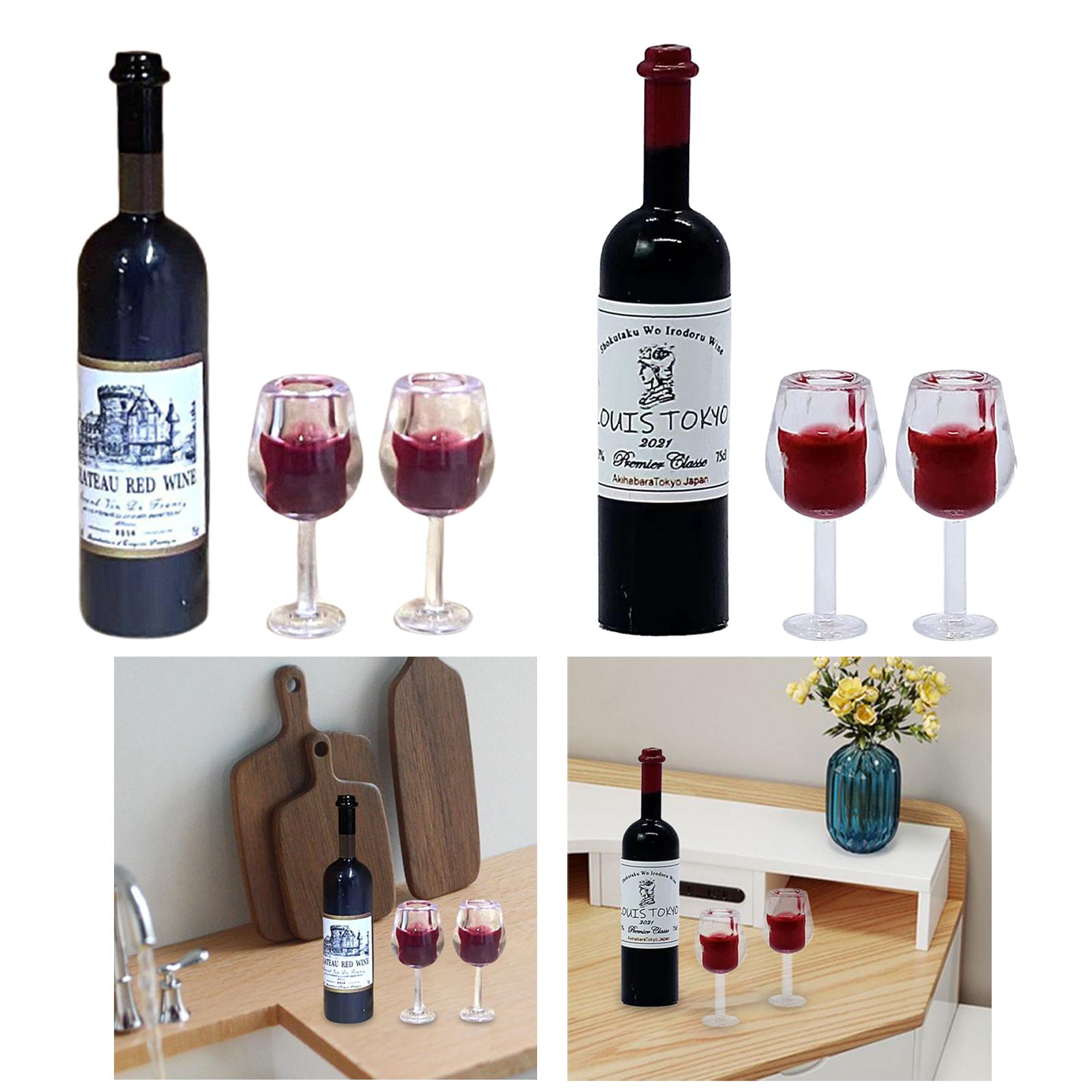 1/12 Scale Dollhouse Wine Bott - Home Bar Supplies recension och pris