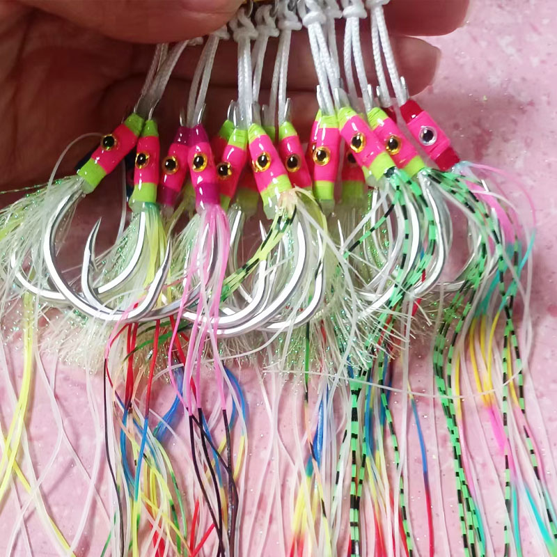 AS 10Pairs Fishing Hook Jjg Lu - Jigger Double Sided recension och pris
