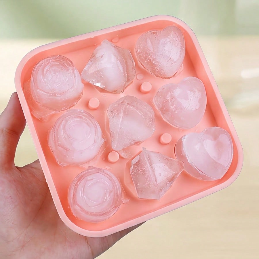 4pcs Rose Heart Diamond Ice Cu - Citrus Juicer Bar recension och pris