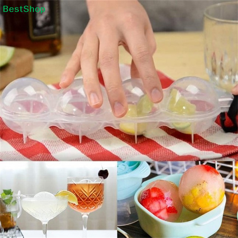 ★4 Cavity Bar Sphere Ice Cube  - Ice Mold Sphere recension och pris