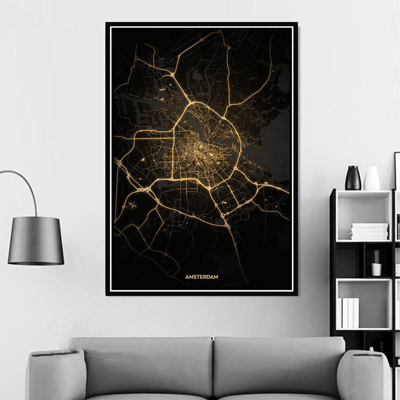 Poster Prints Amsterdam Tokyo  - Home Barcelona recension och pris