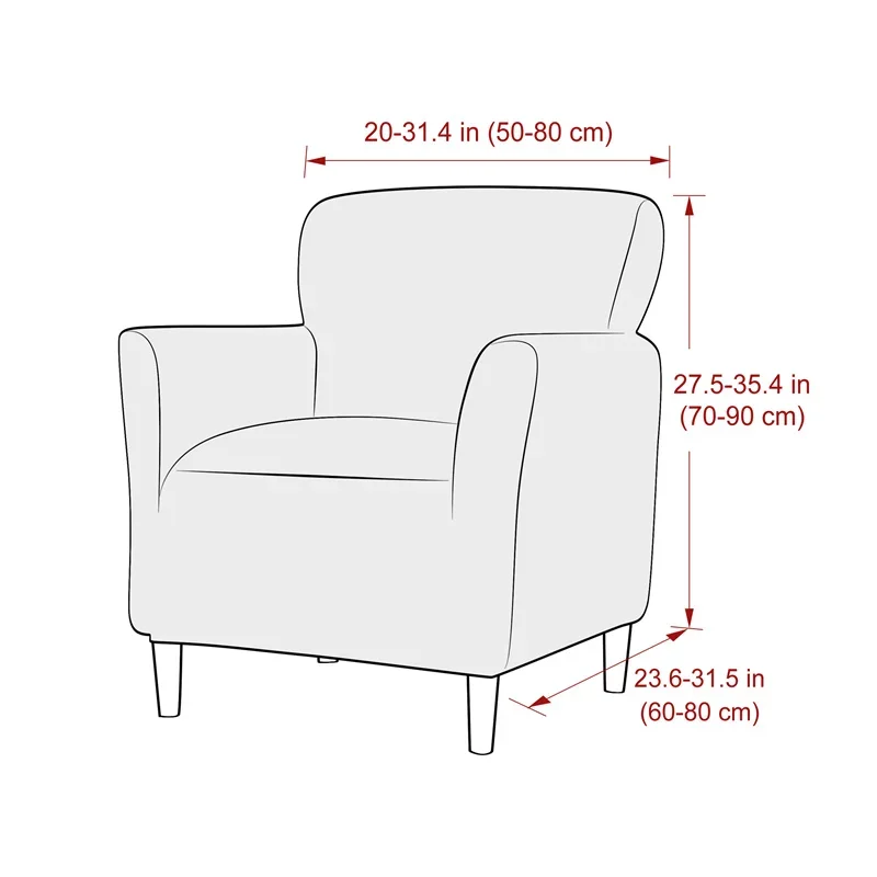 1PC Water Repellent Tub Sofa C - Home Bar Lounge recension och pris