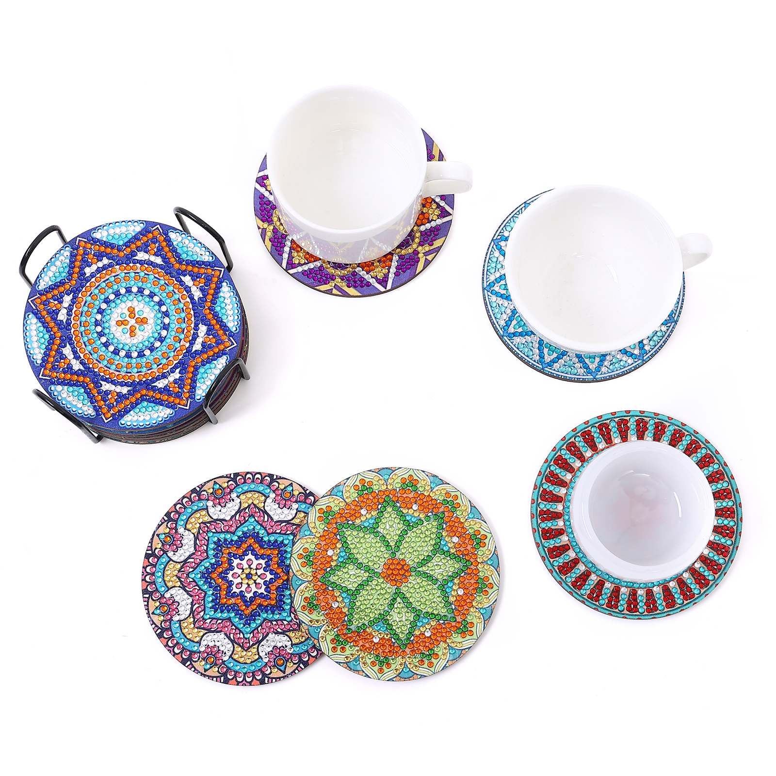 12Piece Manda Floral Pattern C - Home Barista recension och pris