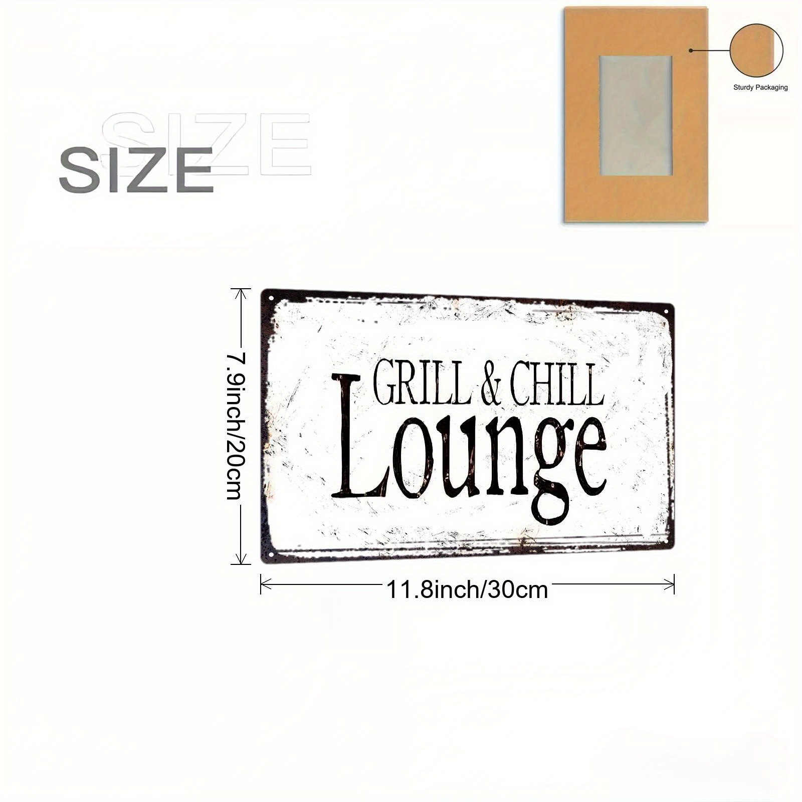 Tin Sign - Vintage Grill & Chi - Home Bar Lounge recension och pris